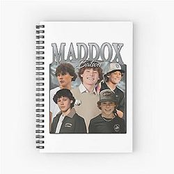 Maddox Batson Shirt - Vintage Fan Graphic Tee for Supporters Spiral Notebook