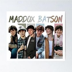 Stylized Maddox Batson Portrait Art Poster