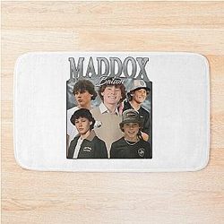 Maddox Batson Shirt Vintage Fan Collage Graphic Tee for Supporters Bath Mat