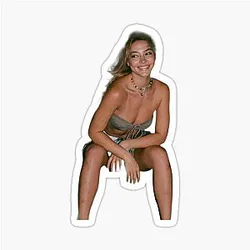 Madelyn Cline Stair Sticker