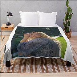 Madelyn Cline Actress Throw Blanket