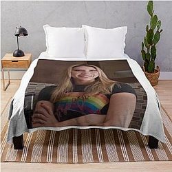 Madelyn Cline Actress Throw Blanket
