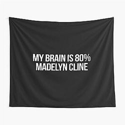 My Brain is 80% Madelyn Cline Tapestry