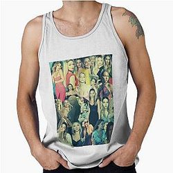 Madelyn Cline Super Fine Retro Aesthetic Collage 4 Tank Top
