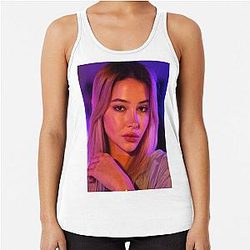 Madelyn Cline Beautiful Actress Racerback Tank Top