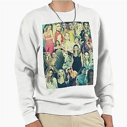 Madelyn Cline Super Fine Retro Collage Pullover Sweatshirt