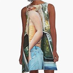Madelyn Cline A Line Dress