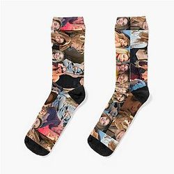 Madelyn Cline Lateral Beautiful Actress Aesthetic Collage Socks