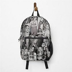 Madelyn Cline Super Fine Black White Aesthetic Collage - Backpack
