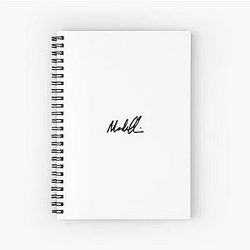 Madelyn Cline Signature Handwriting Notebook