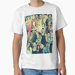 Madelyn Cline Super Fine Retro Aesthetic Collage T-Shirt