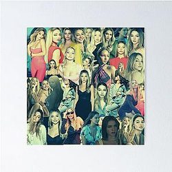 Madelyn Cline Super Fine Retro Aesthetic Collage 4 Poster