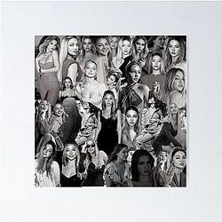 Madelyn Cline Super Fine Black and White Poster