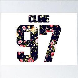 Madelyn Cline Floral Jersey Poster
