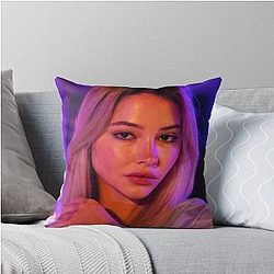 Madelyn Cline Actress Poster Throw Pillow