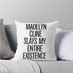 Madelyn Cline Slays Throw Pillow