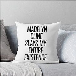 Madelyn Cline Slays Throw Pillow
