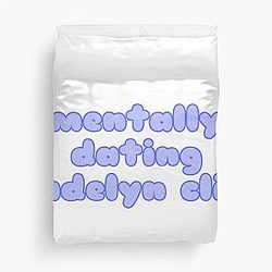 Mentally dating Madelyn Cline Duvet Cover