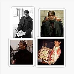 Mads Mikkelsen Coquette Sticker Set