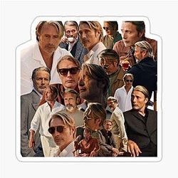 Mads Mikkelsen Golden Sticker