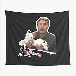 Mads Mikkelsen Gaslight Gatekeeper Girlboss Tapestry