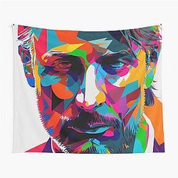 Mads Mikkelsen Art Tapestry