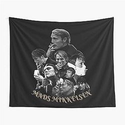 Mads Mikkelsen Smoking Tapestry
