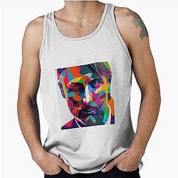 Mads Mikkelsen Art Tank Top