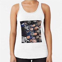 Mads Mikkelsen Photo Racerback Tank Top