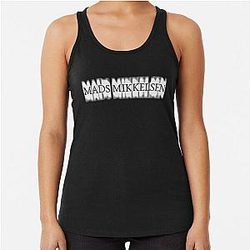 Mads Mikkelsen - White Racerback Tank Top