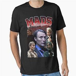 Mads Mikkelsen Retro T-Shirt