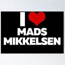 I Love Mads Mikkelsen Poster