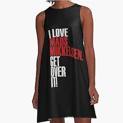 I love Mads Mikkelsen A-Line Dress