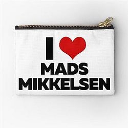 I Love Mads Mikkelsen Zipper Pouch