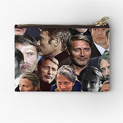 Mads Mikkelsen Photo Zipper Pouch
