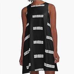 Mads Mikkelsen - White A Line Dress