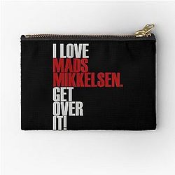 I love Mads Mikkelsen Zipper Pouch