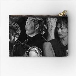 Mads Mikkelsen black Zipper Pouch