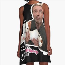 Mads Mikkelsen Gaslight Gatekeeper Girl boss A-Line Dress