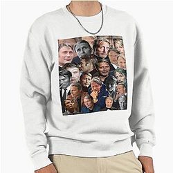 Mads Mikkelsen Photo Collage Pullover Sweatshirt