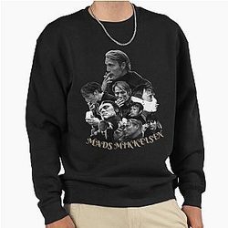 Mads Mikkelsen Smoking Pullover Sweatshirt