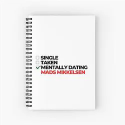 Mentally Dating Mikkelsen Notebook