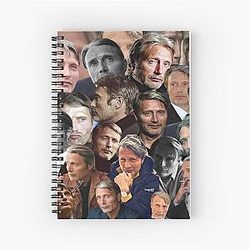 Mads Mikkelsen photo Spiral Notebook