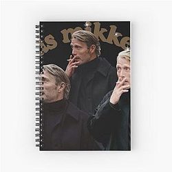 Mads Mikkelsen Smoking Spiral Notebook