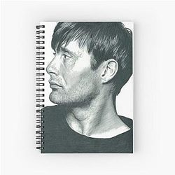 Mads Mikkelsen Spiral Notebook