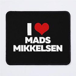 I Love Mads Mikkelsen Mouse Pad