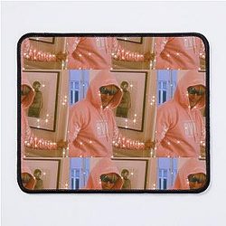 Mads Mikkelsen Pink Hoodie Aesthetic Mouse Pad