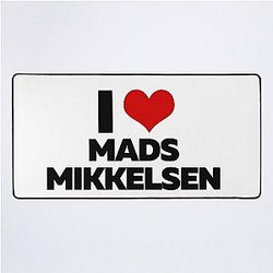 I Love Mads Mikkelsen Desk Mat