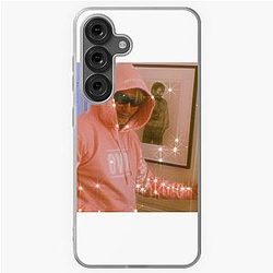 Mads Mikkelsen Pink Hoodie Aesthetic Samsung Galaxy Soft Case