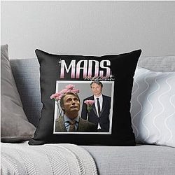 Mads Mikkelsen Throw Pillow